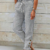 Elena | Pantaloni a Righe Casual