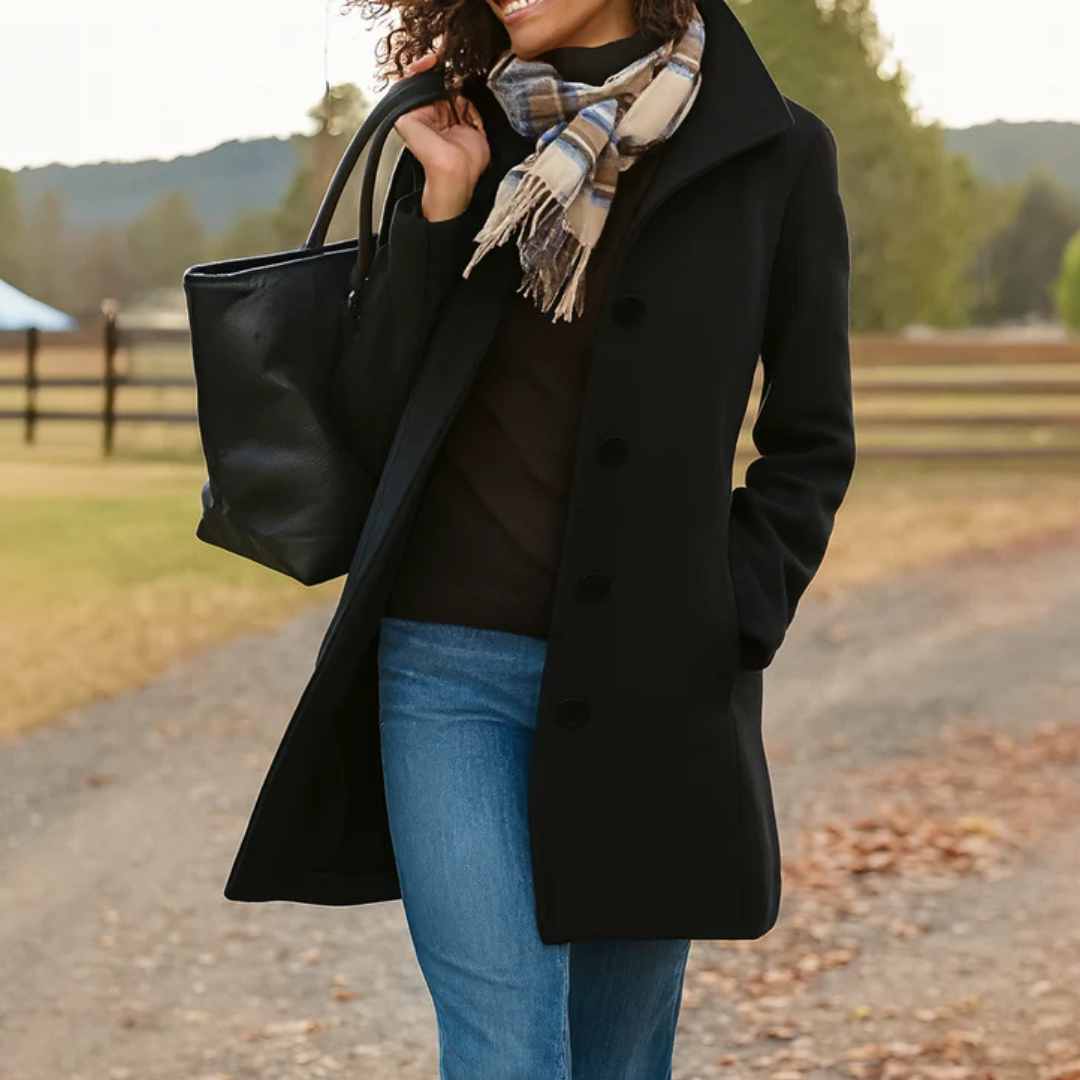 Iris | Cappotto a Un Bottone