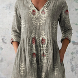 Rebecca | Blusa lunga con scollatura a V