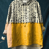 Sara | Camicia Casual da Donna con Stampa a Pois