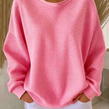 Eden | Maglione in maglia waffle
