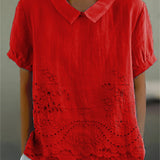 Valentina | Camicia Ricamata a Fiori