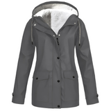 Elvira - Impermeabile con fodera in pile per donna