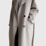Clara™  | Cappotto Lungo in Mistura di Lana