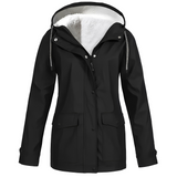 Elvira - Impermeabile con fodera in pile per donna