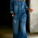 Isabella - Jumpsuit a maniche lunghe con spalle scoperte