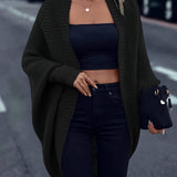 Gilet Donna Oversize in Maglia – Stile Casual Confortevole da Sovrapporre