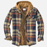 Alain – Giacca a quadri con patchwork per uomo