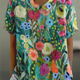Daisy | Camicia Floreale Acquerello