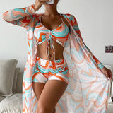 Laluna | Set Bikini 3 Pezzi con Stampa