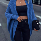 Gilet Donna Oversize in Maglia – Stile Casual Confortevole da Sovrapporre