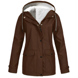 Elvira - Impermeabile con fodera in pile per donna