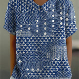 Aurora | Camicia con Stampa Tribale