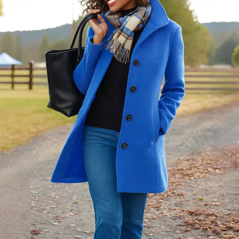 Iris | Cappotto a Un Bottone