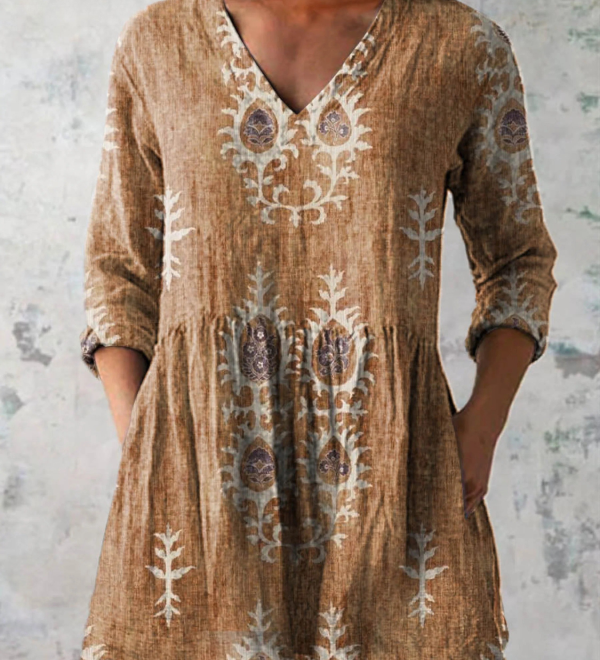 Rebecca | Blusa lunga con scollatura a V