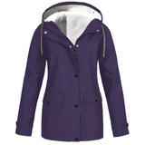 Elvira - Impermeabile con fodera in pile per donna
