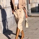 Elegante completo di due pezzi con giacca e gonna
