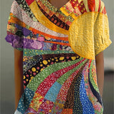 Camilla | Camicia Patchwork Sunburst