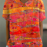 Penelope | Camicia con Stampa Astratta