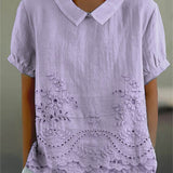 Valentina | Camicia Ricamata a Fiori