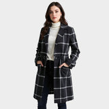 Adriana™ | Cappotto Classico Invernale con Stampa a Quadri