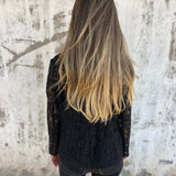 Lena | Blazer in pizzo trasparente con struttura elegante