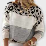 Cheyenne - Maglione casual con design leopardato