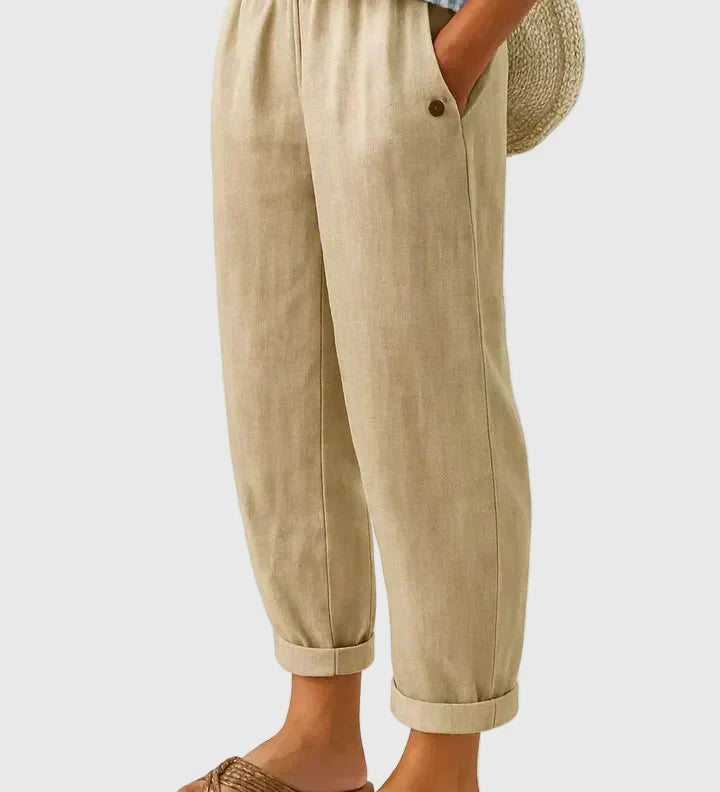 Flora | Pantaloni Chic e Confortevoli