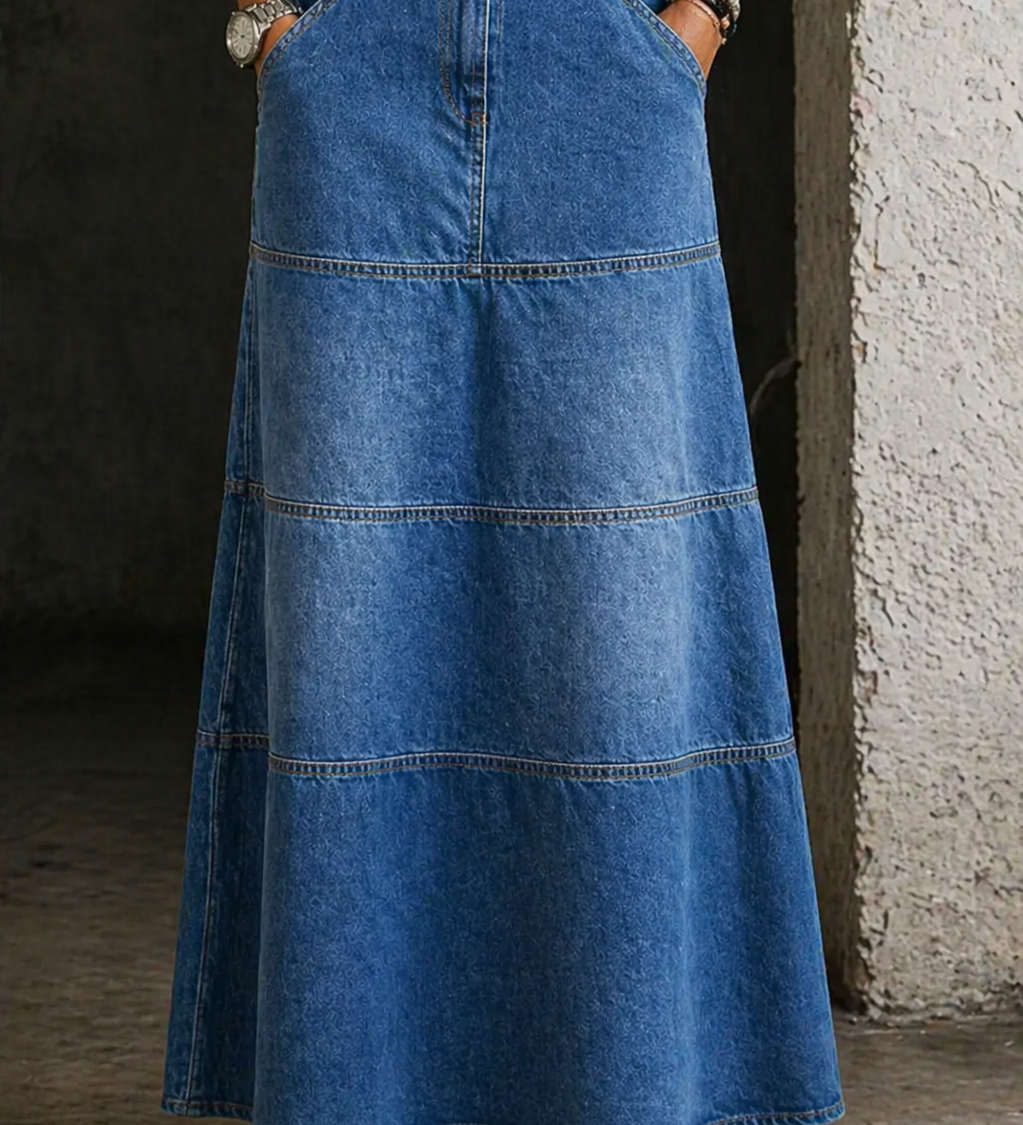 Nadia - Gonna in jeans midi