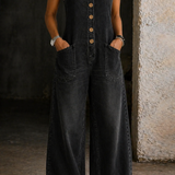 Irene - Salopette vintage in cotone lavato