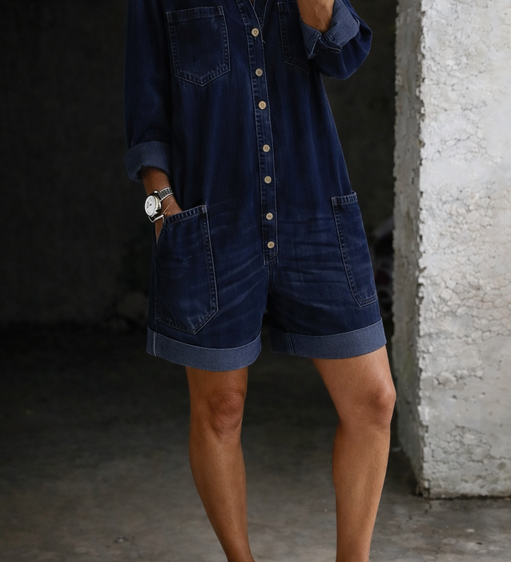 Francesca - Jumpsuit casual con shorts