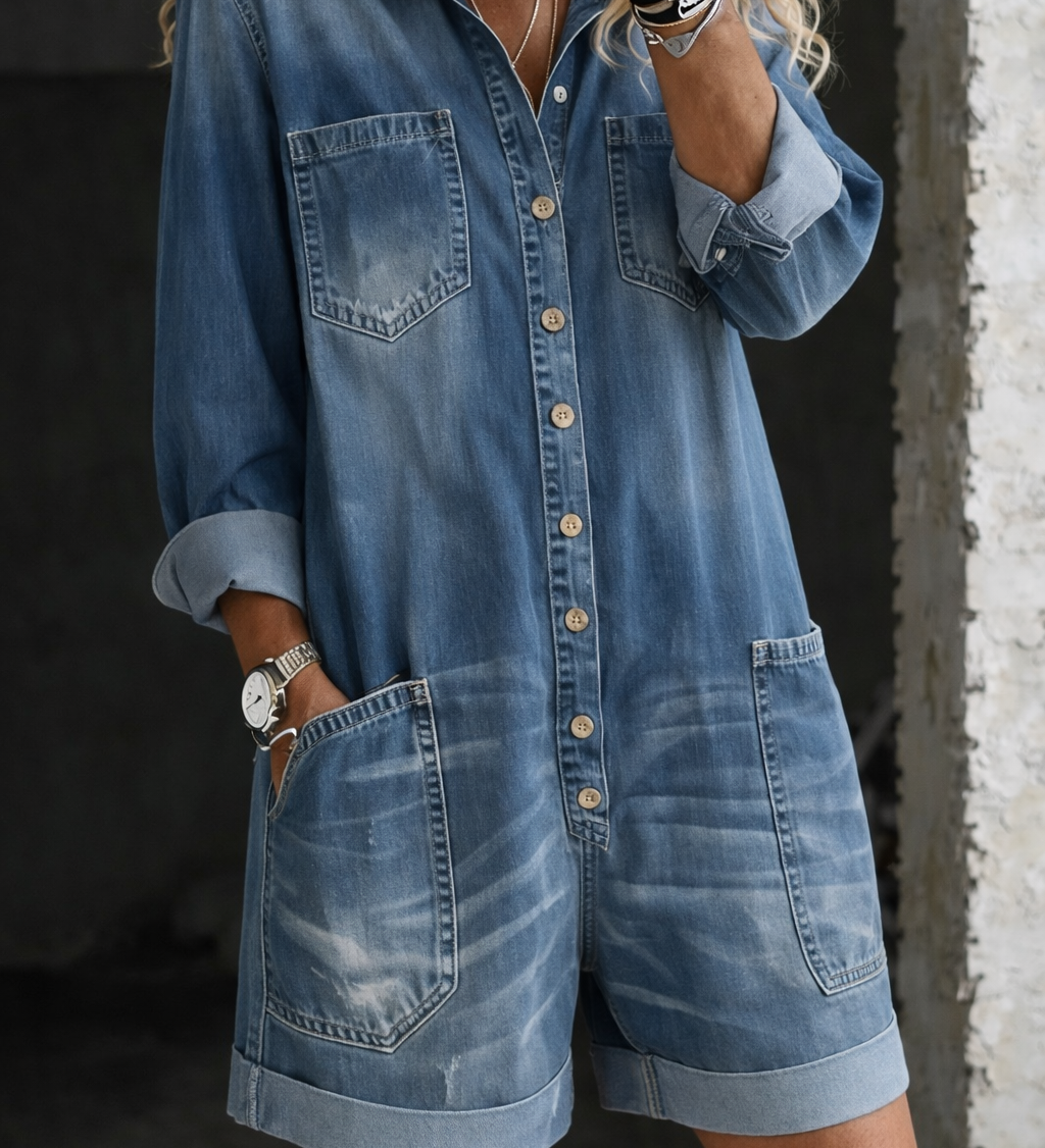 Francesca - Jumpsuit casual con shorts