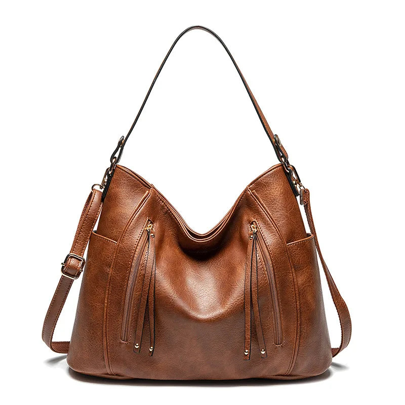 Greta | Borsa in Pelle con Frange