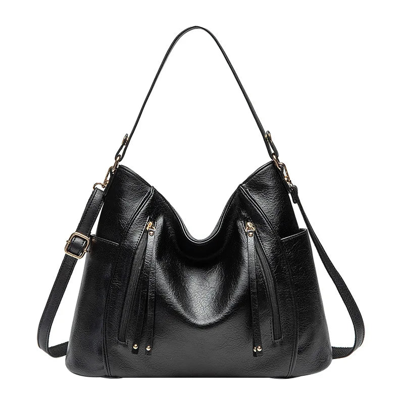 Greta | Borsa in Pelle con Frange