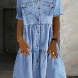 Raffaella - Abito elegante e casual in jeans