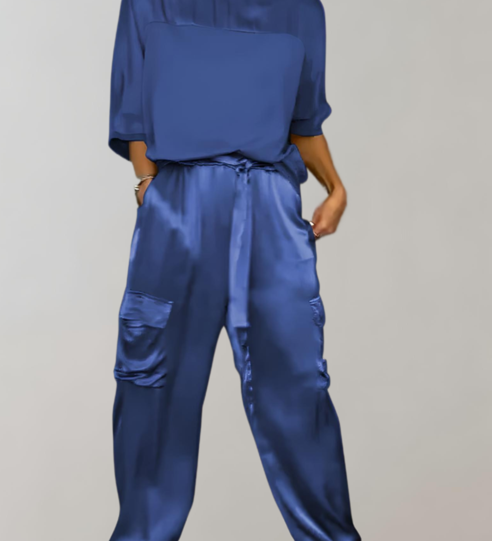 Nadia | Set Lounge Cargo in Seta