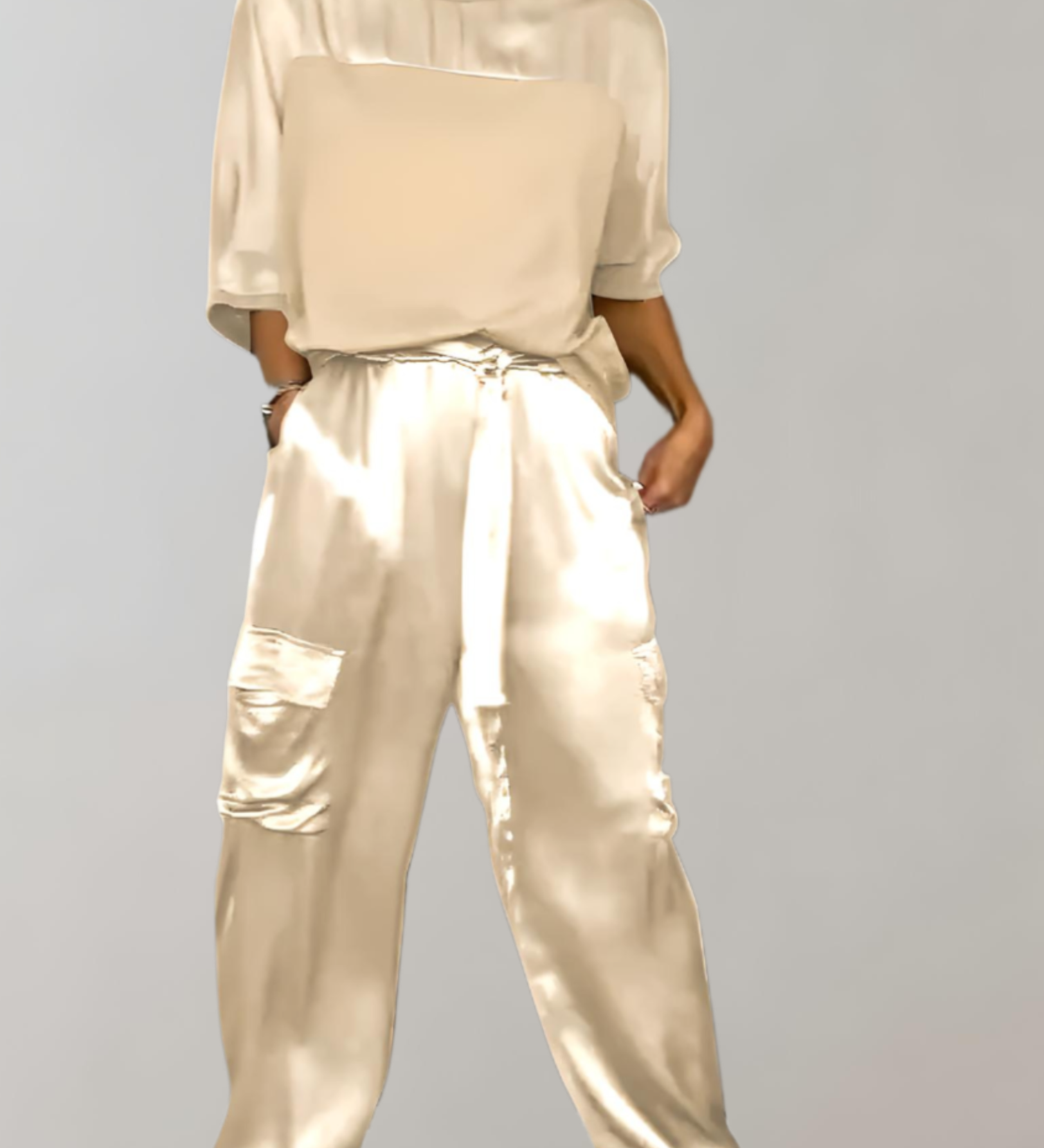 Nadia | Set Lounge Cargo in Seta