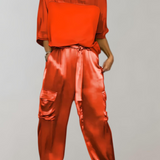 Nadia | Set Lounge Cargo in Seta