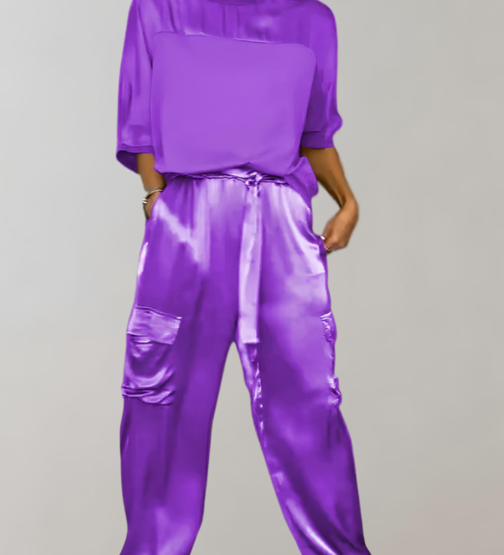 Nadia | Set Lounge Cargo in Seta