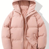 Anna - Cappotto invernale foderato con cappuccio