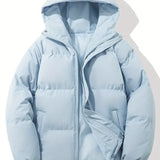 Anna - Cappotto invernale foderato con cappuccio