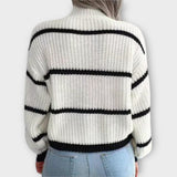 Chavala - Maglione a collo alto a righe