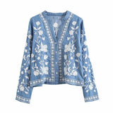 Teodora™ | CARDIGAN FLORALE ELEGANTE