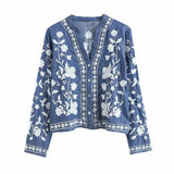Teodora™ | CARDIGAN FLORALE ELEGANTE
