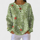 Emilia | Maglione con motivo di albero di Natale