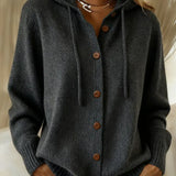 Lorena | Cardigan corto con cappuccio