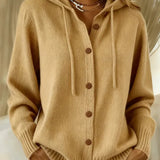 Lorena | Cardigan corto con cappuccio