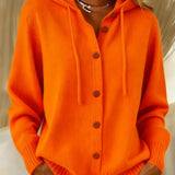 Lorena | Cardigan corto con cappuccio