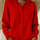 Lorena | Cardigan corto con cappuccio