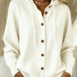 Lorena | Cardigan corto con cappuccio